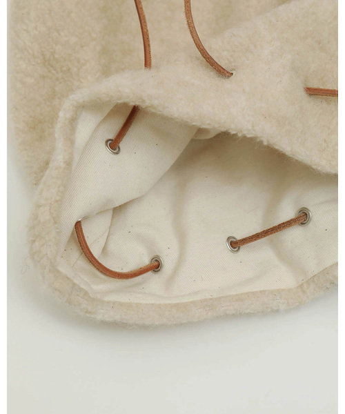 TODAYFUL（トゥデイフル）の「ウールパイルパース（ハンドバッグ・レディース・キナリ/ベージュ・FREE）」の10枚目の写真