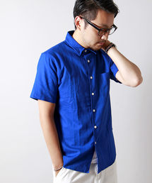 WEGO | WEGO/コットンリネン半袖シャツ(シャツ/ブラウス)