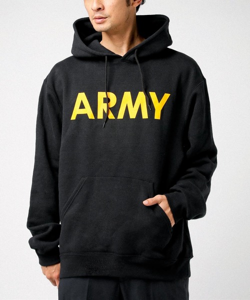 SOFFE（ソフィー）の「SOFFE ソフィー ARMY プリントフードスウェット（パーカー・メンズ・ブラック・M/L/XL/S）」の5枚目の写真