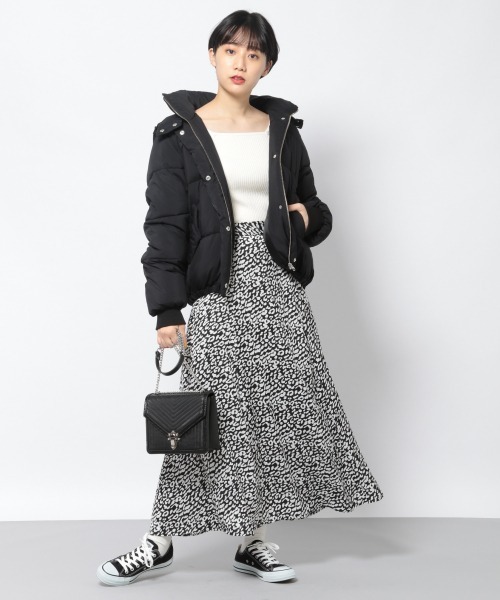 PAGEBOY(ページボーイ)の「スクエアネックリブプルオーバー(Tシャツ/カットソー・レディース・オフホワイト/モカ/グレー/ブラック・FREE)」の5枚目の写真