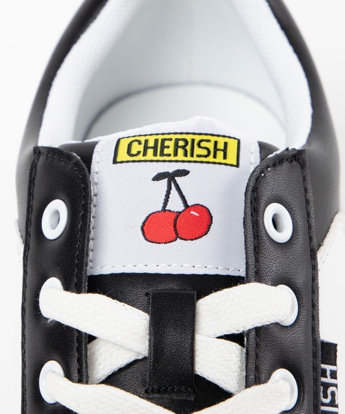 WEGO(ウィゴー)の「WEGO/チェリーモチーフ厚底スニーカー(スニーカー・レディース・ライトピンク/ブラック/ホワイト・LARGE/MEDIUM)」の12枚目の写真