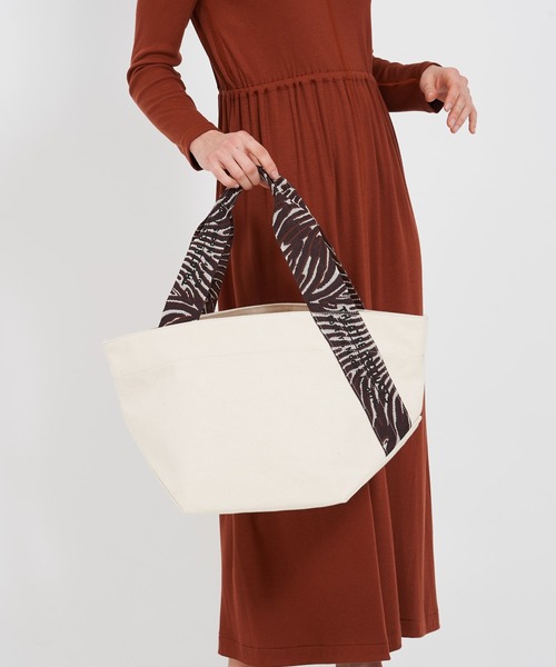 Theatre Products シアタープロダクツ の Nile キャンバスアニマルトートバッグ L トートバッグ Wear