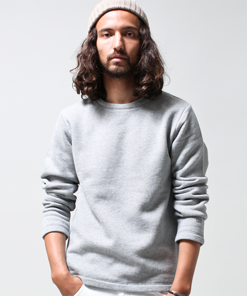 NANO universe(ナノユニバース)の「champion×ripvanwinkle/ 別注PULLOVER(スウェット・メンズ・ブラック/グレー・SMALL/LARGE/MEDIUM/X-LARGE)」の1枚目の写真