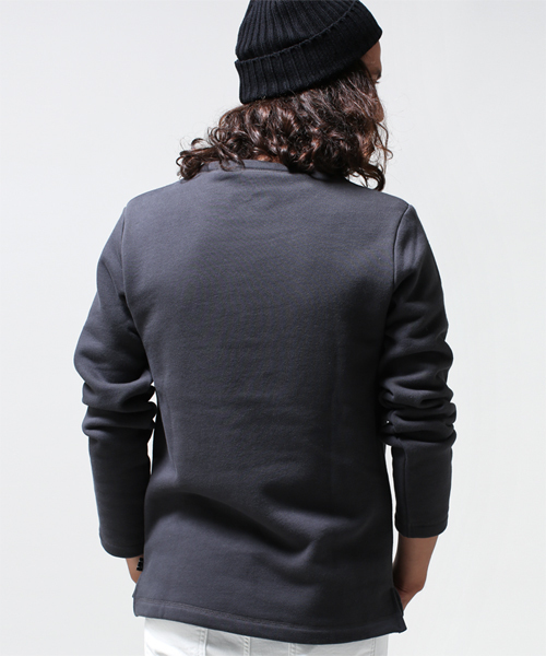 NANO universe(ナノユニバース)の「champion×ripvanwinkle/ 別注PULLOVER(スウェット・メンズ・ブラック/グレー・SMALL/LARGE/MEDIUM/X-LARGE)」の5枚目の写真