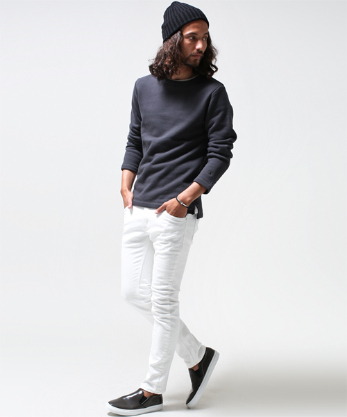 NANO universe(ナノユニバース)の「champion×ripvanwinkle/ 別注PULLOVER(スウェット・メンズ・ブラック/グレー・SMALL/LARGE/MEDIUM/X-LARGE)」の4枚目の写真