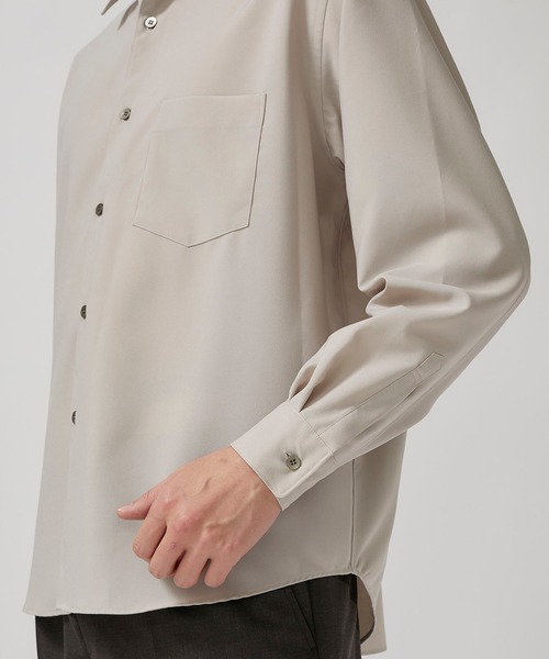 FACTOTUM（ファクトタム）の「【FACTOTUM】EX.ポプリンワイドシャツ/ 09060639（シャツ/ブラウス・メンズ・ベージュ/ミント/グリーン・44/46）」の11枚目の写真