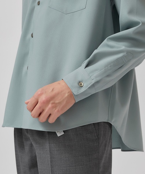 FACTOTUM（ファクトタム）の「【FACTOTUM】EX.ポプリンワイドシャツ/ 09060639（シャツ/ブラウス・メンズ・ベージュ/ミント/グリーン・44/46）」の21枚目の写真