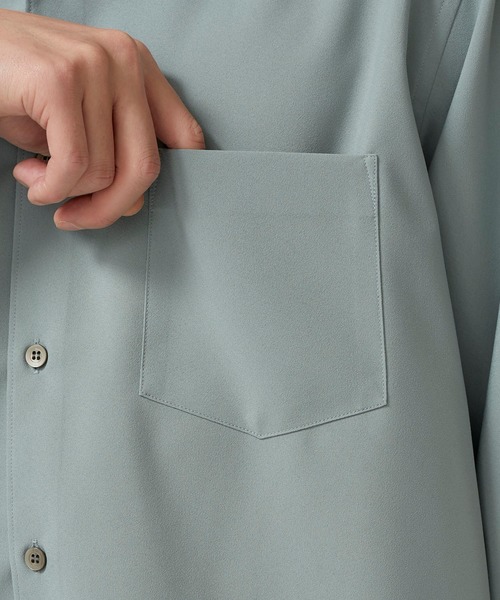 FACTOTUM（ファクトタム）の「【FACTOTUM】EX.ポプリンワイドシャツ/ 09060639（シャツ/ブラウス・メンズ・ベージュ/ミント/グリーン・44/46）」の22枚目の写真