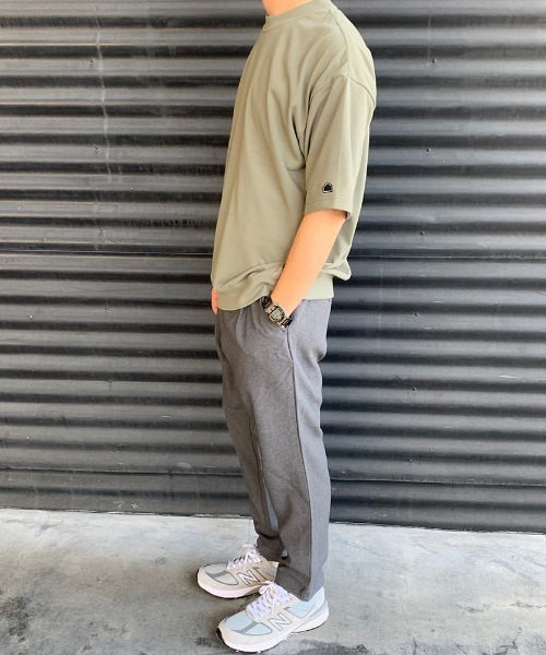 JEANS FACTORY （ジーンズファクトリー）の「[NOIR FABRIK/ヌワールファブリック] トロピカル2WAYストレッチアンクルトラウザー（その他パンツ・メンズ・ブラック/グレー・S/M）」の4枚目の写真