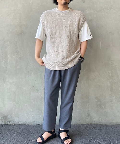 JEANS FACTORY （ジーンズファクトリー）の「[NOIR FABRIK/ヌワールファブリック] トロピカル2WAYストレッチアンクルトラウザー（その他パンツ・メンズ・ブラック/グレー・S/M）」の16枚目の写真