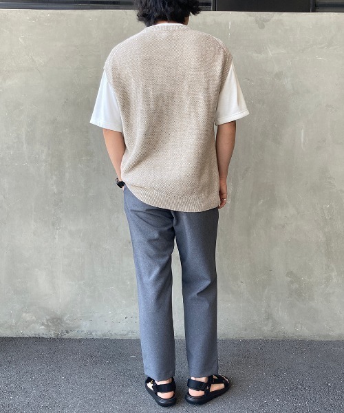 JEANS FACTORY （ジーンズファクトリー）の「[NOIR FABRIK/ヌワールファブリック] トロピカル2WAYストレッチアンクルトラウザー（その他パンツ・メンズ・ブラック/グレー・S/M）」の14枚目の写真