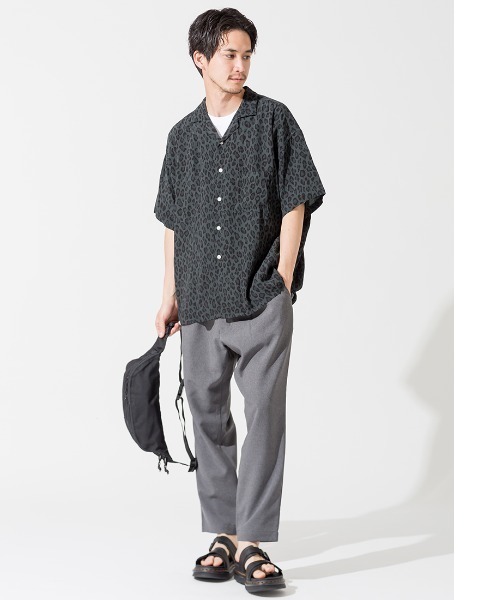 JEANS FACTORY （ジーンズファクトリー）の「[NOIR FABRIK/ヌワールファブリック] トロピカル2WAYストレッチアンクルトラウザー（その他パンツ・メンズ・ブラック/グレー・S/M）」の19枚目の写真