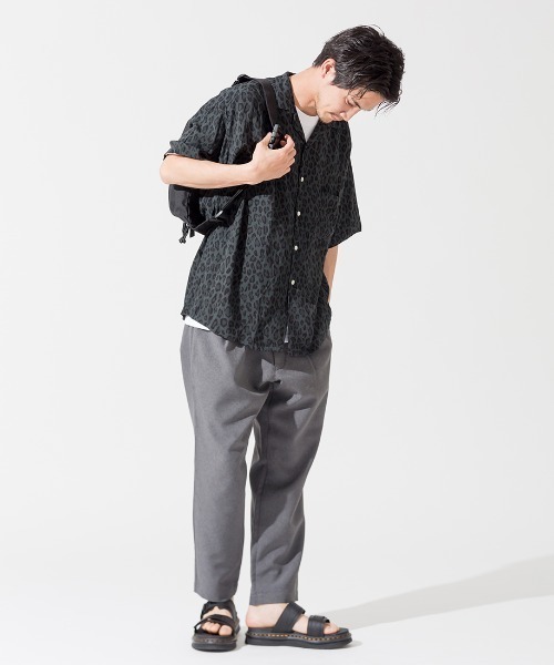 JEANS FACTORY （ジーンズファクトリー）の「[NOIR FABRIK/ヌワールファブリック] トロピカル2WAYストレッチアンクルトラウザー（その他パンツ・メンズ・ブラック/グレー・S/M）」の20枚目の写真