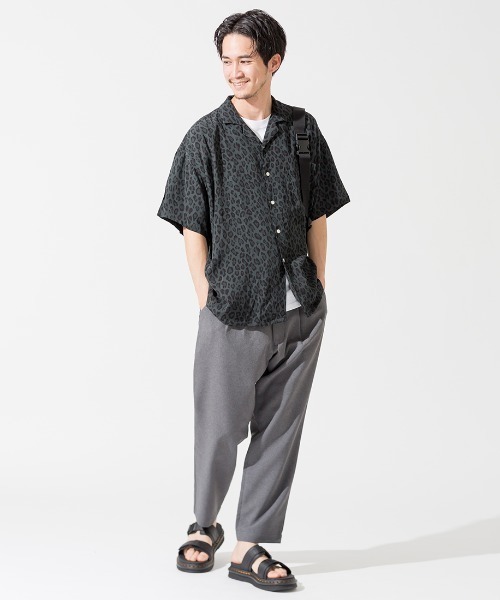 JEANS FACTORY （ジーンズファクトリー）の「[NOIR FABRIK/ヌワールファブリック] トロピカル2WAYストレッチアンクルトラウザー（その他パンツ・メンズ・ブラック/グレー・S/M）」の21枚目の写真