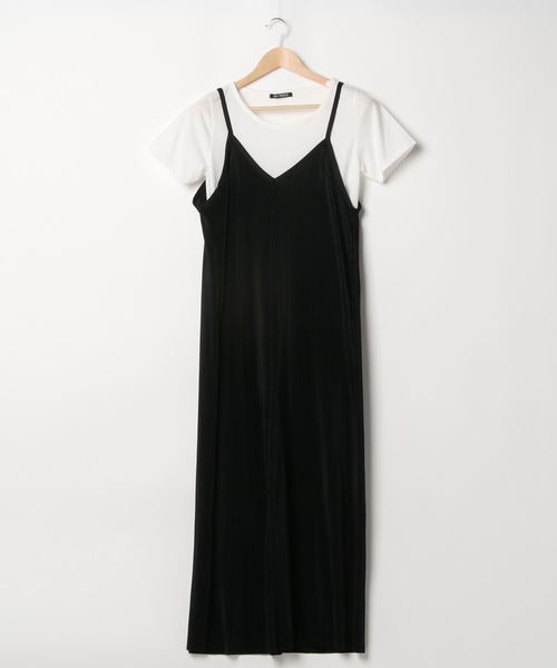 SpRay（スプレイ）の「プリーツキャミオールインワンアンサンブル（つなぎ/オールインワン・レディース・ブラック/オフホワイト/カーキ/モカ/ベージュ・FREE）」の13枚目の写真