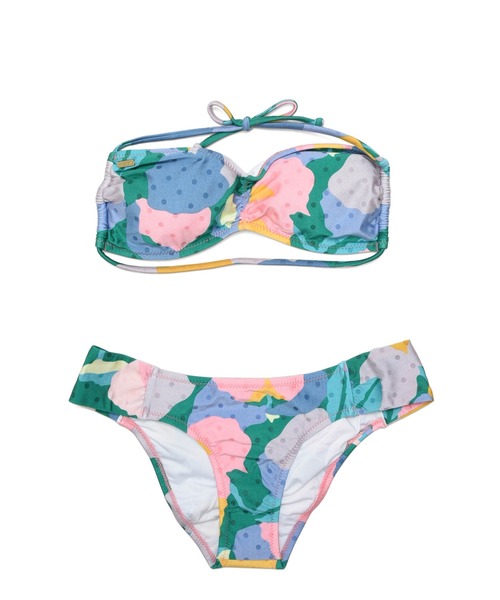 セール Volcom サマービーチファッション Growing On Bandeau Hipster ボルコム セットアップ ２点セット ビキニ 体型カバー 水着 Volcom ボルコム のファッション通販 Zozotown
