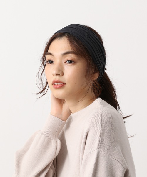 GLOBAL WORK（グローバルワーク）の「2WAYターバン/892054（ヘアバンド・レディース・ライトブルー/ブラック/オフホワイト/オレンジ/グリーン/ライトグレー/その他/ライトベージュ/ネイビー/グリーン系その他6/ベージュ・FREE）」の11枚目の写真