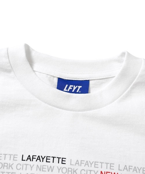 LFYT（エルエフワイティー）の「LFYT ラファイエット [Lafayette] - リバティー ニューヨーク 半袖 グラフィック Tシャツ [LIBERTY OF NY TEE]（Tシャツ/カットソー・メンズ・ホワイト/ブラック/ライトグリーン・LARGE/X-LARGE/MEDIUM/SMALL）」の4枚目の写真