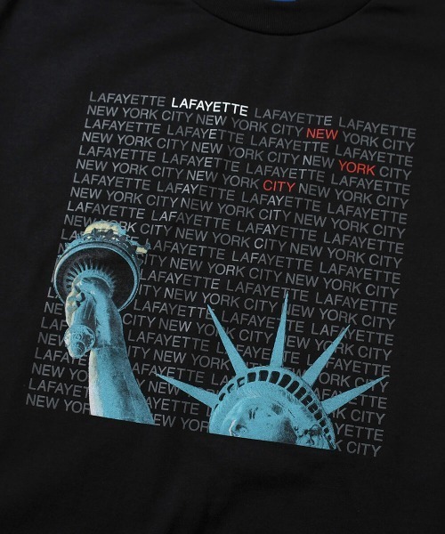 LFYT（エルエフワイティー）の「LFYT ラファイエット [Lafayette] - リバティー ニューヨーク 半袖 グラフィック Tシャツ [LIBERTY OF NY TEE]（Tシャツ/カットソー・メンズ・ホワイト/ブラック/ライトグリーン・LARGE/X-LARGE/MEDIUM/SMALL）」の8枚目の写真