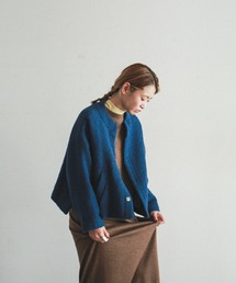 美品 FIL DE FER ノーカラージャケット FIL DE FER（フィルデフェール）｜ノーカラージャケット一覧 - WEAR
