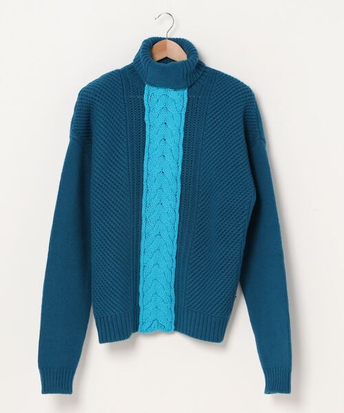 DIESEL（ディーゼル）の「ケーブル編み カラーブロック タートル