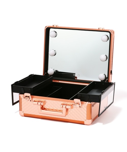 ヴァリーズ ハリウッドボックス S ブラック トランク型、新品未使用！！ ヴァリーズ ハリウッドボックス S ブラック トランク型メイクボックス