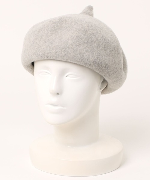 チャイハネ（チャイハネ）の「【チャイハネ】チョマベレー帽（ハンチング/ベレー帽・レディース・ブラック/ベージュ/カーキ/イエロー/オレンジ/ワイン/ターコイズブルー/ネイビー/グリーン/ダークオレンジ/オレンジ系その他/マスタード/パープル/オフホワイト/ライトグレー/ブラウン/パープル系その他/レッド・FREE）」の4枚目の写真