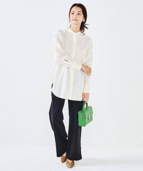 CONSCIOUS DAY（コンシャスデイ）の「スリットニットワイドパンツ CD0114（その他パンツ・レディース・カーキ/ブラック/ブラウン・ﾌﾘ-）」の10枚目の写真