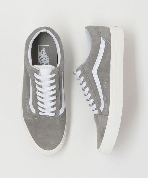VANS(バンズ)の「<VANS(バンズ)> OLD SKOOL SUEDE/オールドスクール(スニーカー・メンズ・ライトグレー/ホワイト/パープル/ブラウン・7h/9/11/10/8/8h/9h)」の2枚目の写真