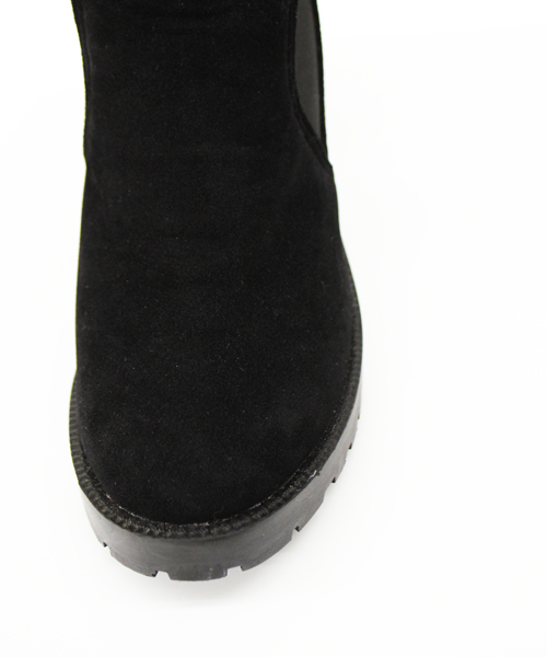 Chico（チコ）の「スエードサイドゴアブーツ（ブーツ・レディース・ブラック/ブラウン/カーキ・SMALL/MEDIUM/LARGE）」の15枚目の写真