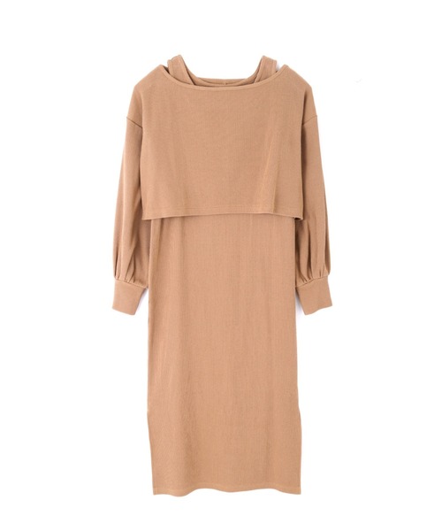 セール リブカットソーレイヤードワンピース ワンピース Free S Mart フリーズマート のファッション通販 Zozotown