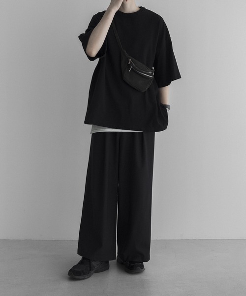 remer(リメール)の「loose basic Tee / ルーズベーシックT(Tシャツ/カットソー・メンズ・チャコールグレー/ライトグレー/ベージュ/ブルーグレー/マスタード/ブラック/カーキ/ブラウン/アッシュグレー/ホワイト/グレイッシュベージュ/ブラック系その他/ベージュ系その他・SMALL/MEDIUM/LARGE/X-SMALL/X-LARGE)」の21枚目の写真