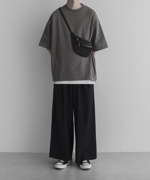 remer(リメール)の「loose basic Tee / ルーズベーシックT(Tシャツ/カットソー・メンズ・チャコールグレー/ライトグレー/ベージュ/ブルーグレー/マスタード/ブラック/カーキ/ブラウン/アッシュグレー/ホワイト/グレイッシュベージュ/ブラック系その他/ベージュ系その他・SMALL/MEDIUM/LARGE/X-SMALL/X-LARGE)」の22枚目の写真