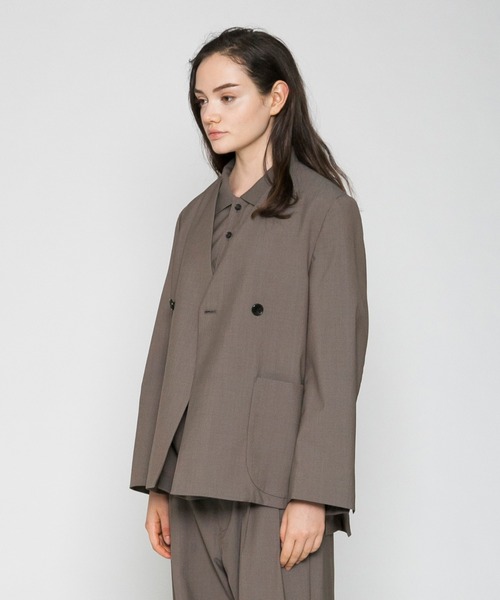 VOAAOV（ヴォアーブ）の「【VOAAOV】 washable wool nocollar