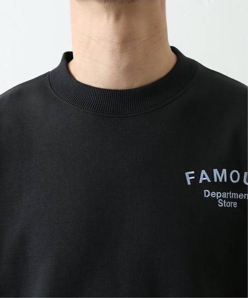 417 EDIFICE（フォーワンセブンエディフィス）の「【 FAMOUS DEPARTMENT STORE / フェイマス デパートメント ストア】 胸刺繍クルーネック（スウェット・メンズ・ライトグレー/ブラック/サファリグリーン/ホワイト・SMALL/MEDIUM/LARGE）」の14枚目の写真