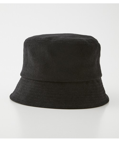 AZUL by moussy（アズールバイマウジー）の「CORDUROY BUCKET HAT/コーデュロイバケットハット（ハット・レディース・ライトブルー/ライトベージュ/ブラック・FREE）」の4枚目の写真