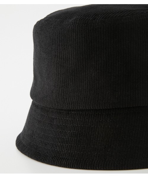 AZUL by moussy（アズールバイマウジー）の「CORDUROY BUCKET HAT/コーデュロイバケットハット（ハット・レディース・ライトブルー/ライトベージュ/ブラック・FREE）」の6枚目の写真