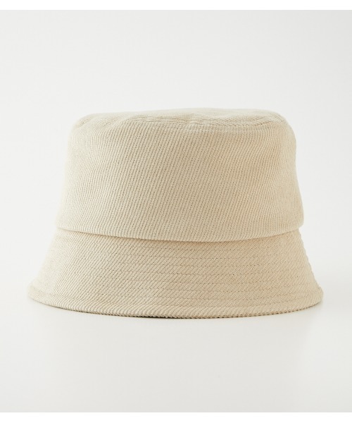 AZUL by moussy（アズールバイマウジー）の「CORDUROY BUCKET HAT/コーデュロイバケットハット（ハット・レディース・ライトブルー/ライトベージュ/ブラック・FREE）」の9枚目の写真