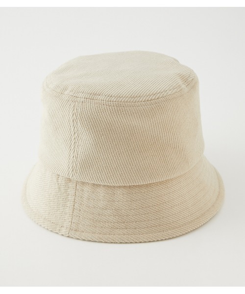 AZUL by moussy（アズールバイマウジー）の「CORDUROY BUCKET HAT/コーデュロイバケットハット（ハット・レディース・ライトブルー/ライトベージュ/ブラック・FREE）」の10枚目の写真