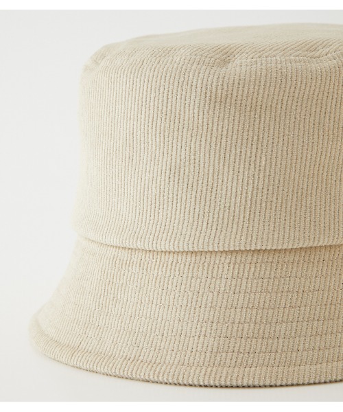 AZUL by moussy（アズールバイマウジー）の「CORDUROY BUCKET HAT/コーデュロイバケットハット（ハット・レディース・ライトブルー/ライトベージュ/ブラック・FREE）」の11枚目の写真