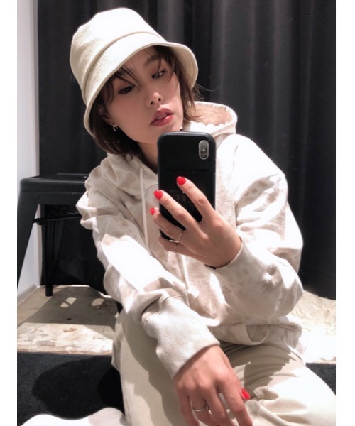 AZUL by moussy（アズールバイマウジー）の「CORDUROY BUCKET HAT/コーデュロイバケットハット（ハット・レディース・ライトブルー/ライトベージュ/ブラック・FREE）」の20枚目の写真