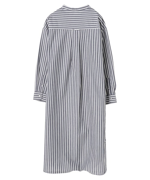 CRAFT STANDARD BOUTIQUE（クラフトスタンダードブティック）の「バンドカラーシャツワンピース　＊（シャツワンピース・レディース・アイボリー/ベージュ/ブルー系その他4/ホワイト系その他6/ブルー系その他6・FREE）」の8枚目の写真