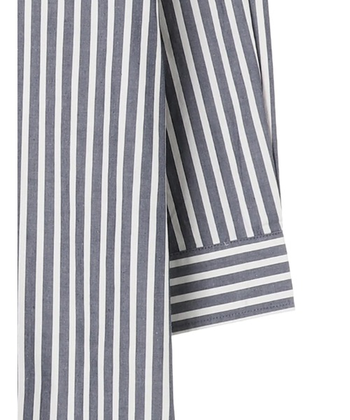 CRAFT STANDARD BOUTIQUE（クラフトスタンダードブティック）の「バンドカラーシャツワンピース　＊（シャツワンピース・レディース・アイボリー/ベージュ/ブルー系その他4/ホワイト系その他6/ブルー系その他6・FREE）」の10枚目の写真