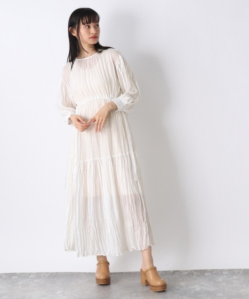 Jeanasis ジーナシス の ワッシャードロストロングワンピース ワンピース Wear