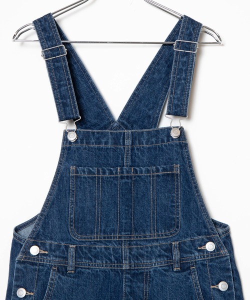 WEGO（ウィゴー）の「WEGO/【XS～Lサイズ】デニムオーバーオール（サロペット/オーバーオール・レディース・ホワイト/ナチュラル/インディゴブルー/コバルトブルー/その他1/ブラック系その他/その他2・X-SMALL/SMALL/MEDIUM/LARGE）」の16枚目の写真