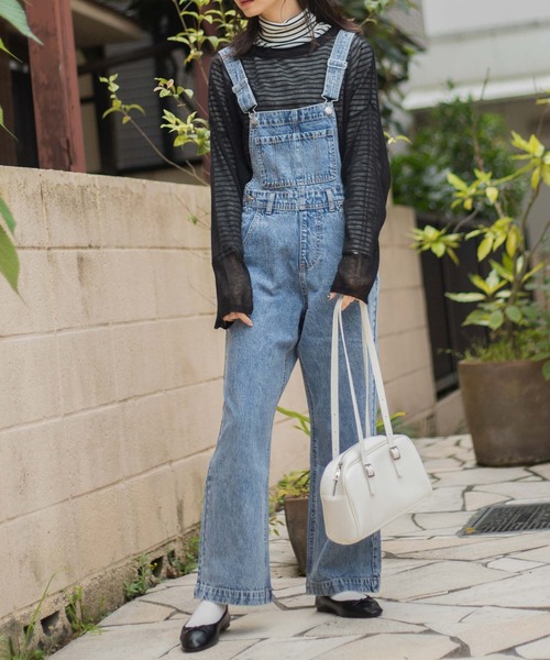 WEGO/【XS～Lサイズ】デニムオーバーオール（サロペット