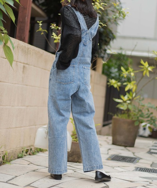 WEGO/【XS～Lサイズ】デニムオーバーオール（サロペット