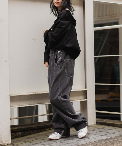 WEGO/【XS～Lサイズ】デニムオーバーオール（サロペット