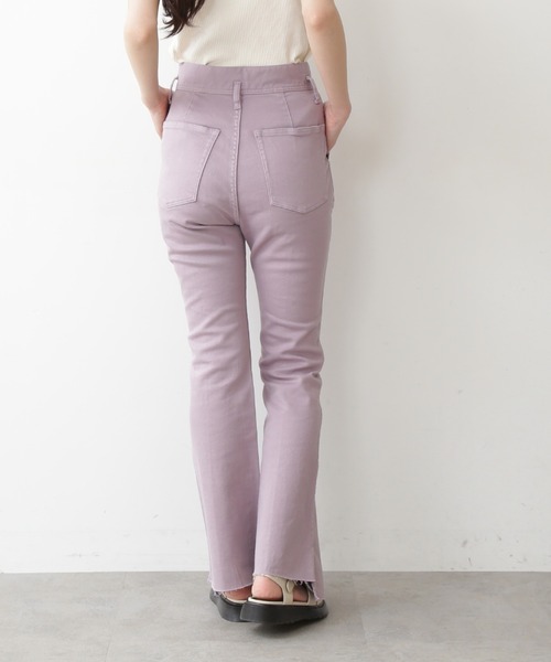 FREE'S MART(フリーズマート)の「【Sシリーズ対応】◆ピンタック前後差フレアデニム(デニムパンツ・レディース・ブルー/ホワイト系その他/パープル系その他・SMALL/MEDIUM)」の5枚目の写真