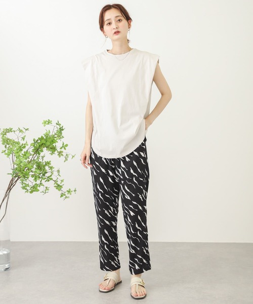 SENSE OF PLACE by URBAN RESEARCH（センスオブプレイスバイアーバンリサーチ）の「アニマルプリントパンツ(ゼブラ)（その他パンツ・レディース・ホワイト系その他/ブラック系その他・ONE）」の6枚目の写真